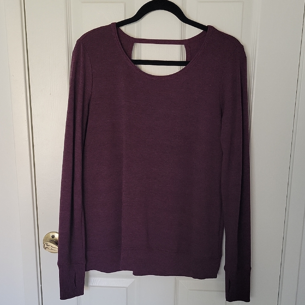 Women's Purple Long Sleeve Top